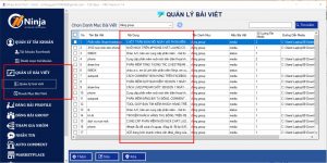 Dễ dàng quản lý nội dung bài viết