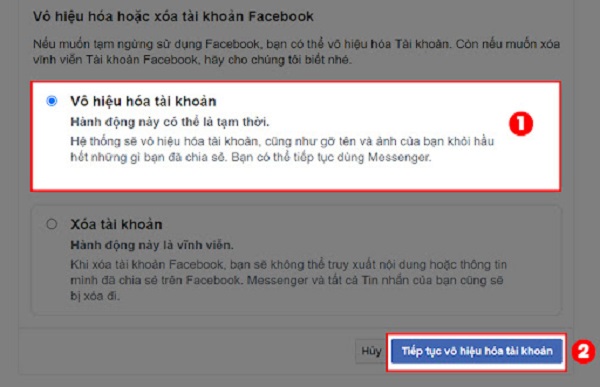 hướng dẫn khóa facebook trên máy tính