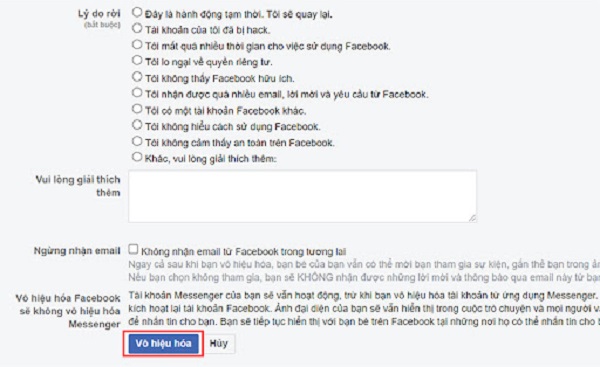 hướng dẫn khóa facebook trên máy tính