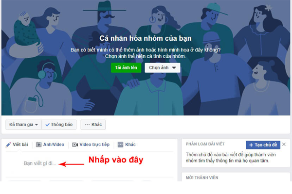 cách đăng bài trên nhóm facebook