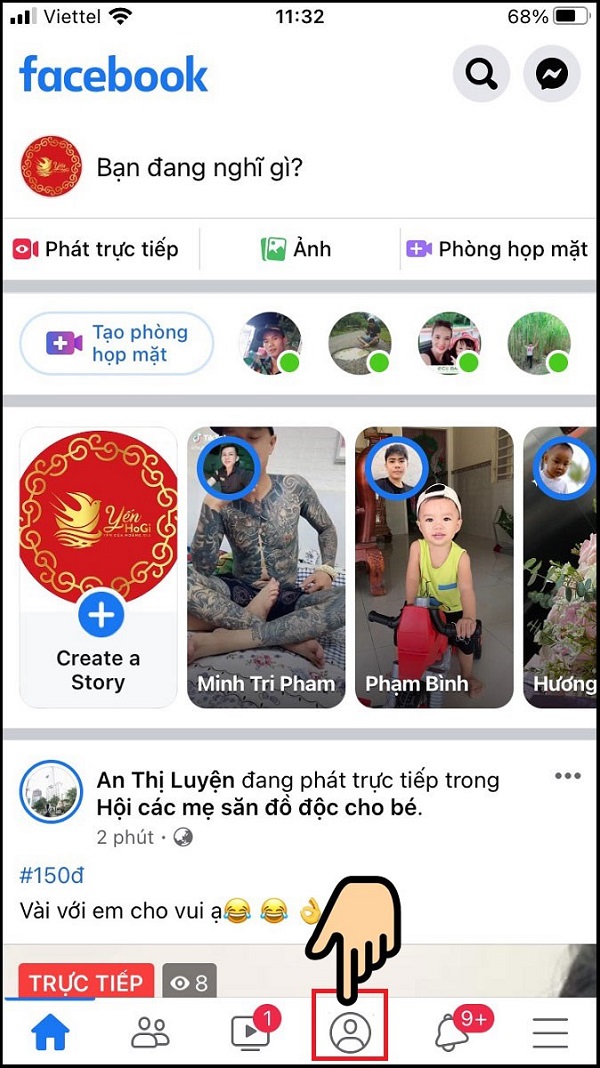 avatar facebook mặc định