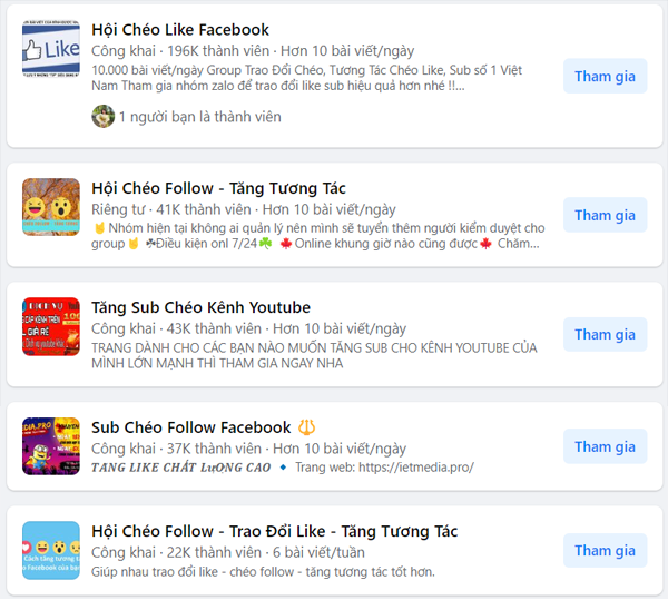 trao đổi sub facebook