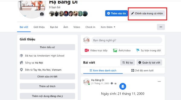 cách ẩn thông tin cá nhân trên facebook 