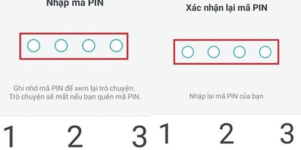 Đặt mã pin