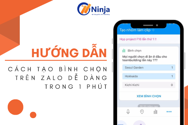 Cách tạo bình chọn trên zalo dễ dàng trong 1 phút