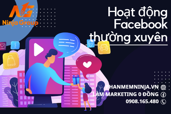 Hoạt động Facebook thường xuyên