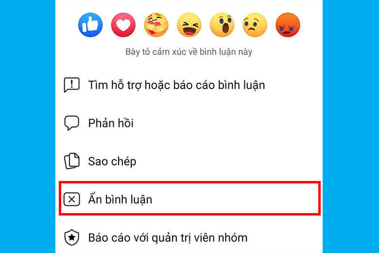 cách khóa bình luận trên Facebook