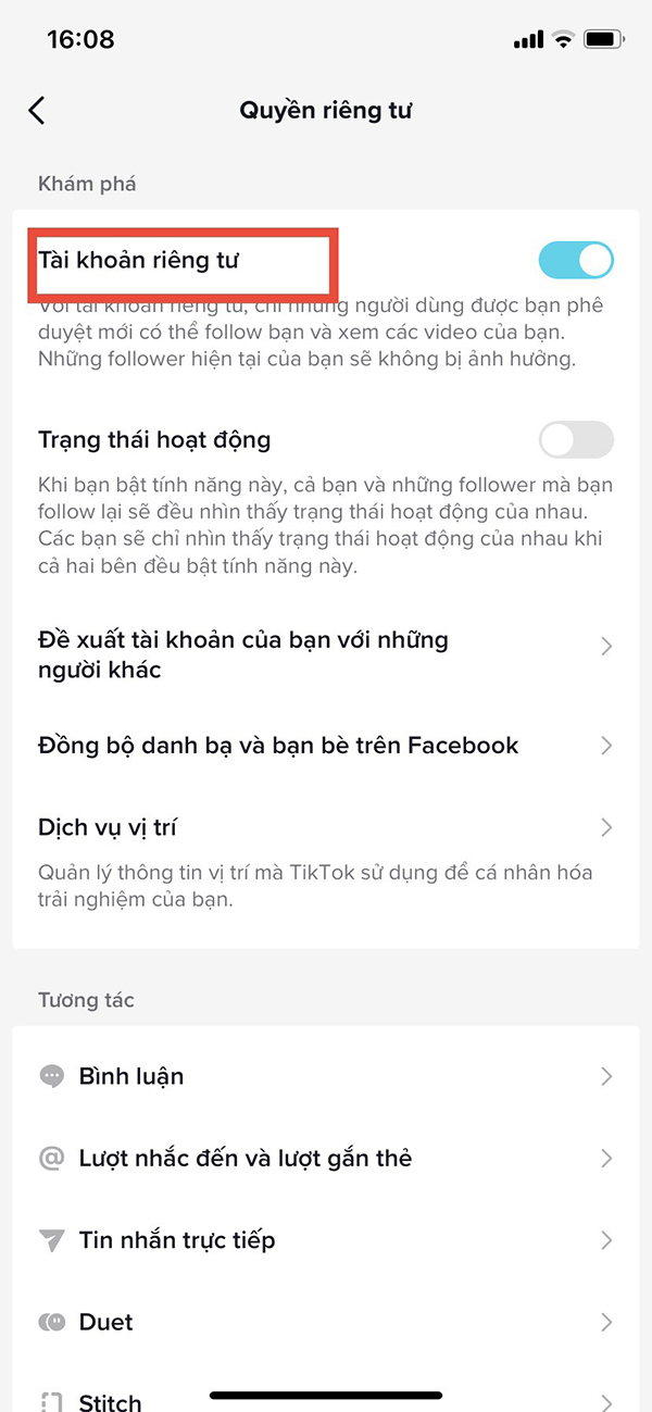 cách bật lưu video trên tiktok