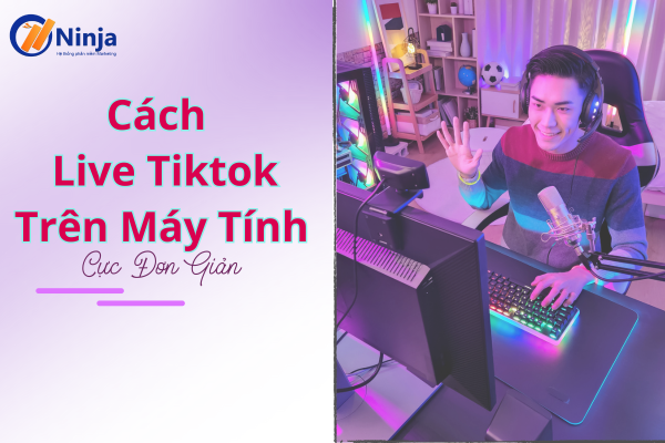 cách live tiktok trên máy tính