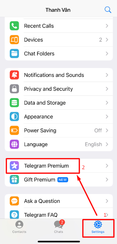 "Telegram Premium"