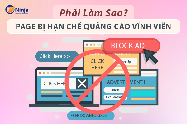 page bị hạn chế quảng cáo vĩnh viễn