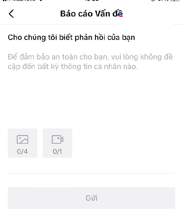 tài khoản tiktok bị cảnh báo