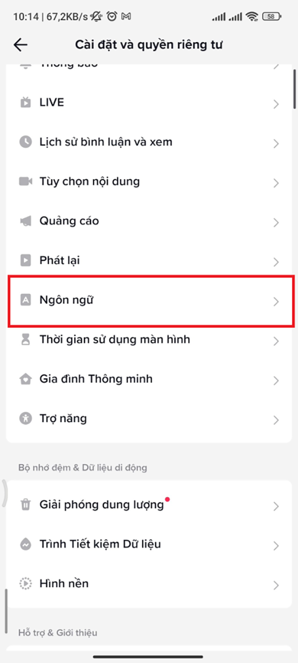 tài khoản tiktok không cùng quốc gia với cửa hàng