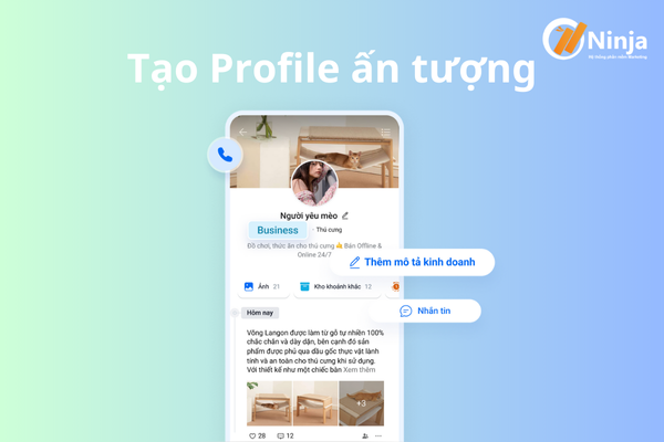 Tạo profile ấn tượng