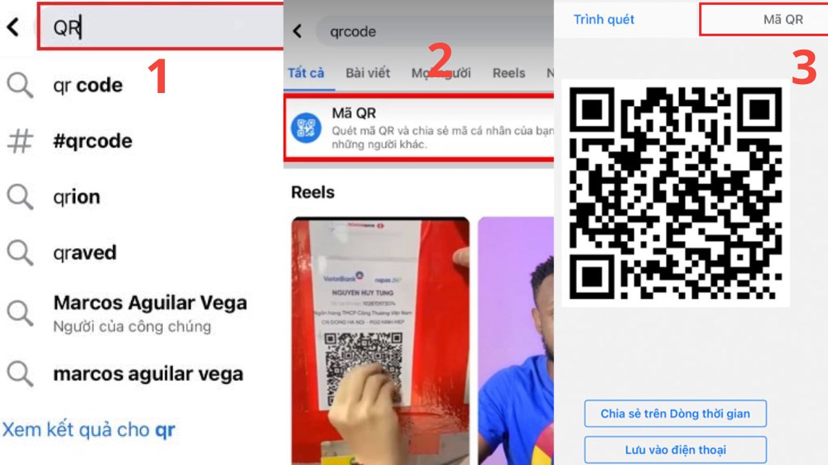 Cách lấy QR Facebook