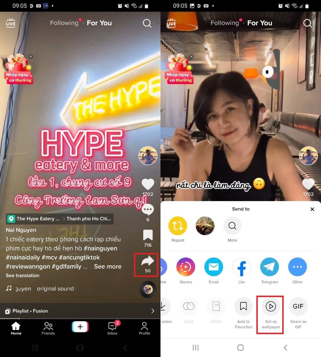 Bước 1 lấy video tiktok