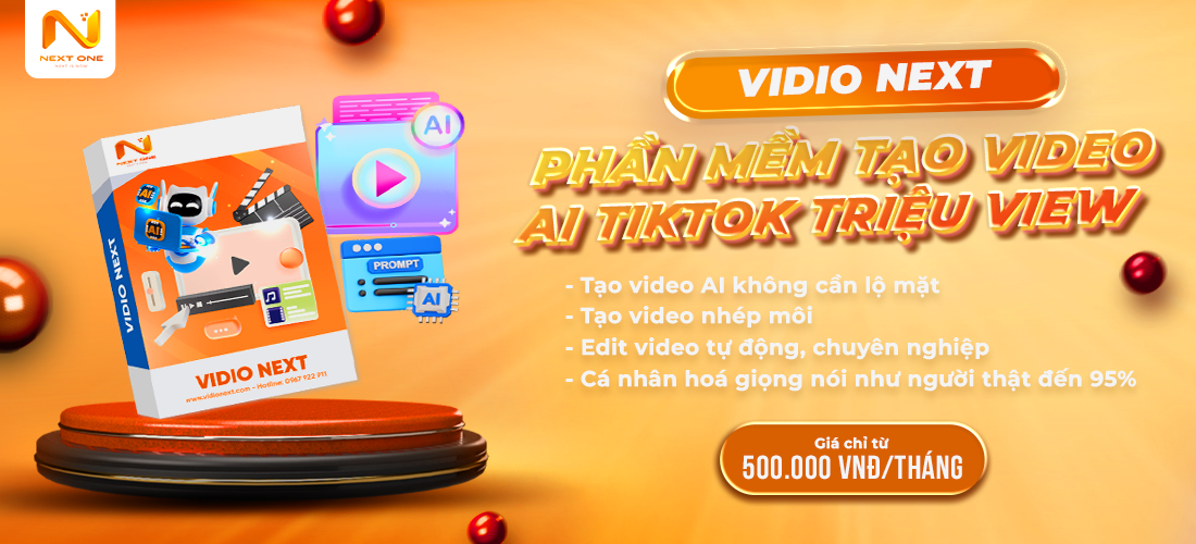 Vidio Next tạo video AI
